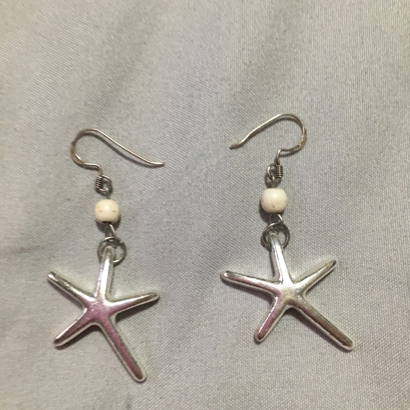 Jewelry - Silver Starfish Dangle Earrings